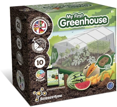 Science4you My First Greenhouse – Educatieve Experimenteerdoos – Leerzaam Plantengroei Speelgoed – Voor kinderen vanaf 8 jaar