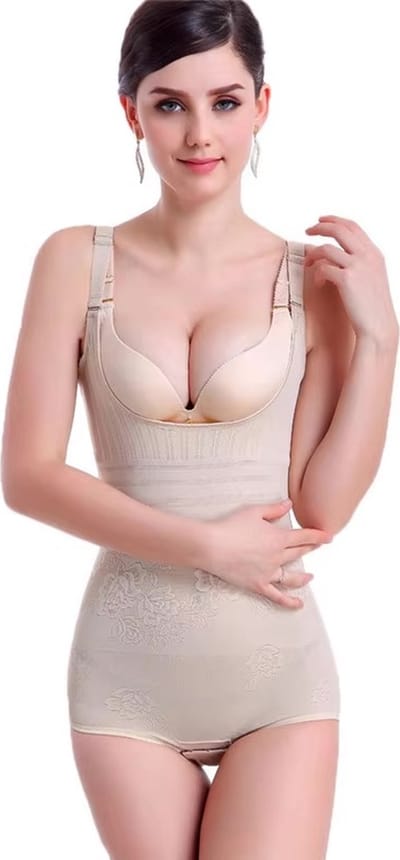 CHPN - Shapewear - Corrigerend Ondergoed - High-Waist - Beige - Shape wear - Body - Maat XL - Elastisch - Ondergoed - Shapen