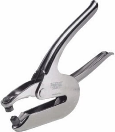Metalen Oognietentang Set met 10 Vellen/Plaatjes