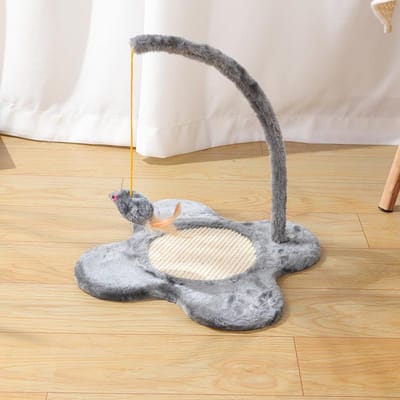 Kat Huishoudelijk Speelgoed Bloemvormig Sisal Kat Woonkamer Krabplank Hangende Magneet Muis Schuurklauw Huisdier Hond Speelgoed Slijtvast 38x3cm