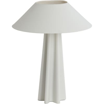 Light & Living - Tafellamp CUKAI - Ø38x49cm - Wit