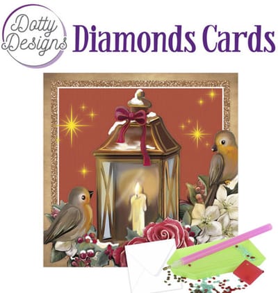 Dotty Designs Diamond Cards - Christmas Lantern