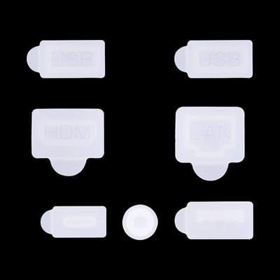 Jumada's - Stofpluggen - Geschikt voor PS5 - Anti-stof - Console Accessoires - Siliconen - Wit