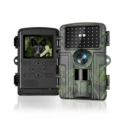 DnA® Wildcamera - 4K Video Wildtiercamera - Wildcamera Met Nachtzicht - Camouflage - 12cm x 8cm x 10cm