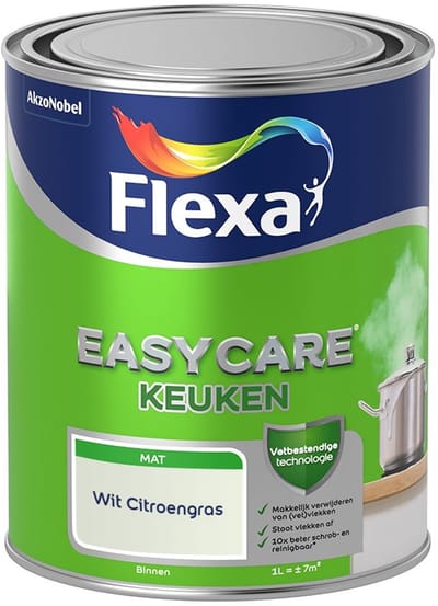 Flexa - Easycare Keuken - Wit Citroengras - Mengverf - 1 L