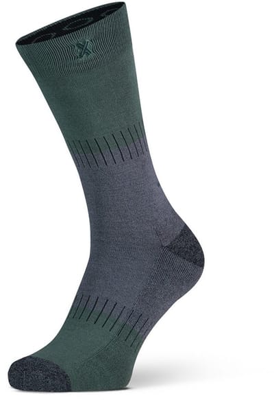 XPOOOS - Essentials Heren bamboe Sokken - Badstof zool - 1-Pack - Maat 39/42 - Groen