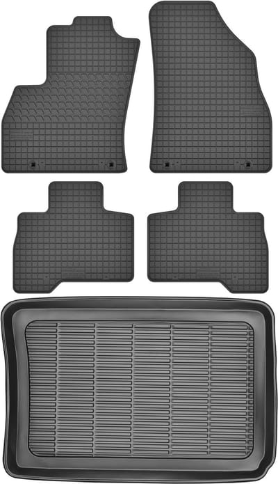 Max-Dywanik Fiat Fiorino / Qubo III - Bagażnik en Dywaniki - 2008 - Zwart