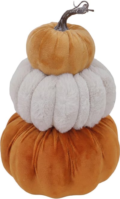 Clayre & Eef Decoratie Pompoen Oranje Kunststof