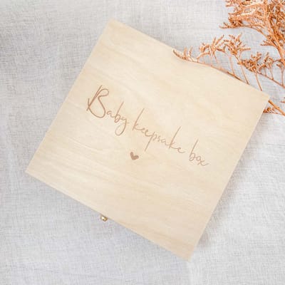 Fien & Feau - Bewaarkistje - Bewaar en koester - Baby keepsake box - herinneringen