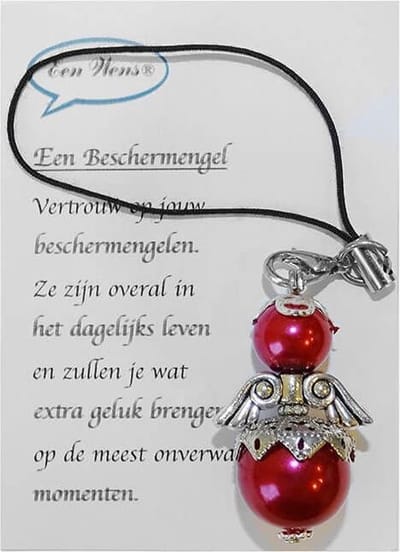 Kleine Beschermengel Wijnrood