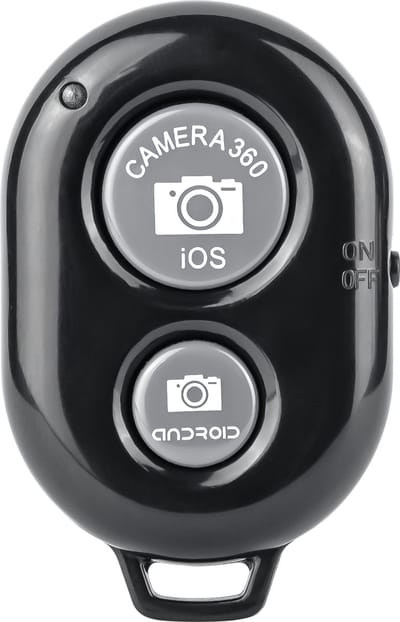 Bluetooth Remote Shutter Afstandsbediening voor Smartphone en Tablet, Android en iOS