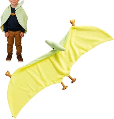 Draagbare deken kostuum - Dierensjaal cape - Verkleden en spelen - Zachte polyester stof - 98x30cm - Groen