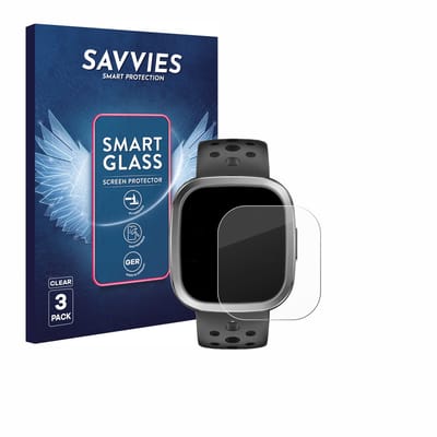 3 Stuks Savvies Screenprotector - geschikt voor YYKY Smartwatch 1.72" - beschermfolie glas transparant