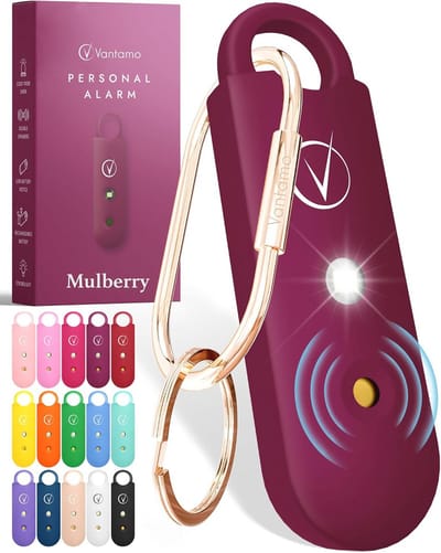 Persoonlijk alarm - Veiligheidssleutelhanger - Zelfverdediging - Extra luid 130dB - 25 x 18 x 97 cm - Zwart