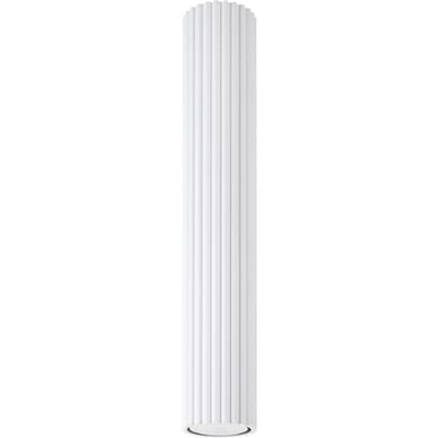 Sollux Lighting Plafondlamp Karbon - GU10 - wit - aluminium - 40x6.5x6.5cm