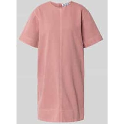Mini-jurk met ronde hals