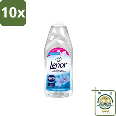 10 x Lenor - Strijkwater - Spring Awakening - Textielverfrisser - 1000 ml - Grootverpakking - Strijkwater - Textielverfrisser - Wasgoed - Frisheid - Kleding