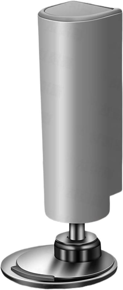 Magnetische Deurvanger - Deurstopper Metaal - Deuren Open Houden - Zonder Boren Installeren - 8.5x6.4x6.4 cm - Grijs