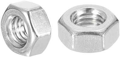 Hex Moeren M8 x 1.0 mm, 25 Stuks RVS Moeren met Fijne Draad voor DIY en Reparaties, Duurzaam en Roestvrij