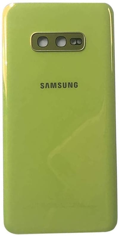 Achterkant Geschikt voor Samsung Galaxy S10e – Premium – Geel