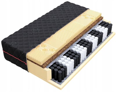 Materac DARK Pocket 180x200cm - 24cm Hoogte, H3 Hardheid