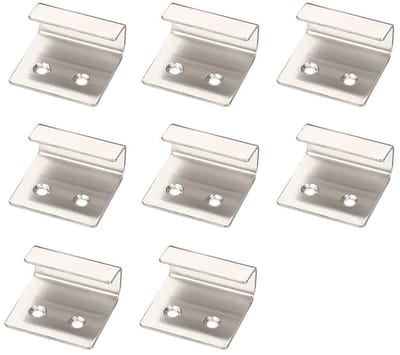 Allecto - Tegelhangerbeugel - Roestvrijstalen bevestigingsbeugel - Sterk draagvermogen tot 10 kg - Zilver - Wandhaak voor decoratie - Geschikt voor...