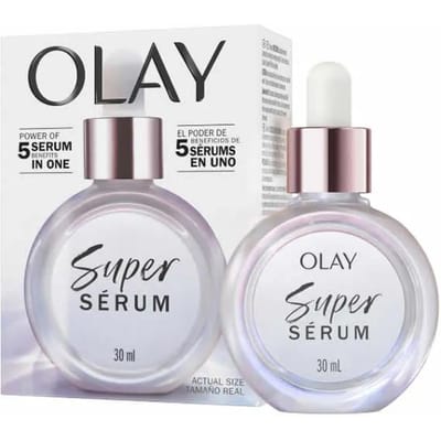 Olay Super Serum - 5 voordelen in 1 - Hydraterend Gezichtsserum 30 ml met Vitamine C & E & Niacinamide