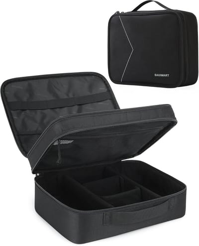 Dubbellaagse Elektronica Organizer Tas voor Kabels en accessoires - Ideaal voor Reis en Dagelijks Gebruik