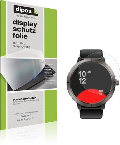 dipos – 6x Matte Beschermfolie geschikt voor ZWOIVHE Alpha Sport 1.32 | Krasbestendige & antireflecterende Screenprotector Ultra-Thin