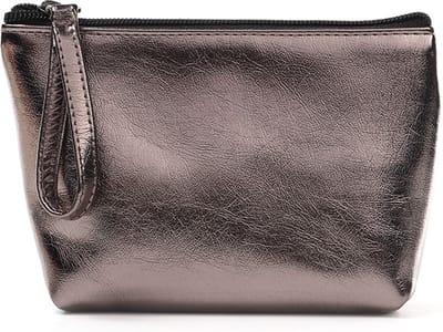 Metallic Flores make-up tasje | toilet tasje | imdutch | vegan leer |