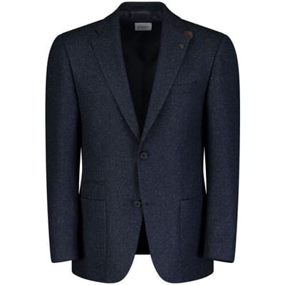 Roy Robson Colbert Faux-Uni Wool Blend Donker Blauw / male