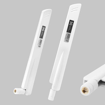5G LTE Antenne - WLAN Antenne Router - Internet Verbinding - 18DBI Signaalversterking - 600-6000 MHz - Wit
