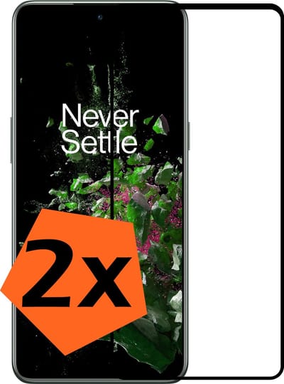 Screenprotector - 2 Stuks - Geschikt voor OnePlus 10T - Full Cover - Gehard Glas - Beschermglas - Tempered Glass - Screen Protector