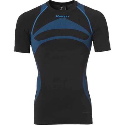Kempa Attitude Pro Shirt Heren - zwart/lichtblauw - maat M/L