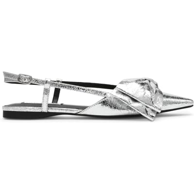 Steve Madden Dazzled Flat Shoes Silver Maat: 40 | Sandalen Outlet | Dames | Zilver