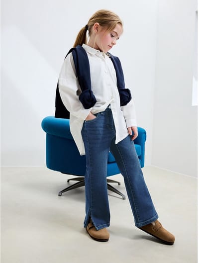 Next - Meisjes - Flare jeans - Blauw