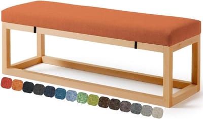 Zitkussen Bank - Kussen Bankstel - Comfortabel Zitten - Afneembare Hoes - 200x50x3cm - Kleur K