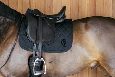 Kentucky Horsewear - Zadeldoek wave 3D dressage zwart