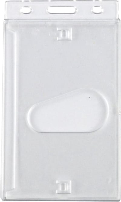 Naambordjes - Kaarthouders ID - Identificatie Tonen - Stabiele Polycarbonaat - 100x60 mm - Transparant