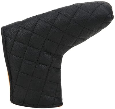 Dailygoody - PU-lederen Driver Head Cover - Professionele bescherming - Zwart - Dikker pluche - Golfaccessoire - Geschikt voor golfclubs