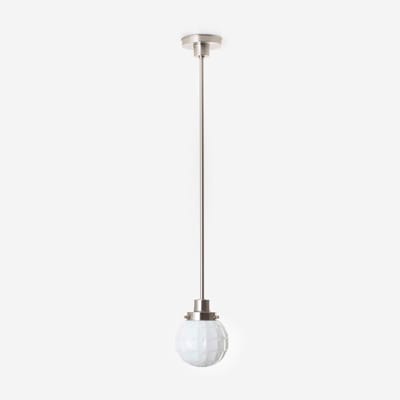 Hanglamp Artichoke 20's Matnikkel - Art Deco Trade