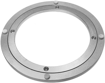 Slewing ring draaiplateau van 200 mm met stuurhendel van aluminium voor soepel draaien en stabiliteit