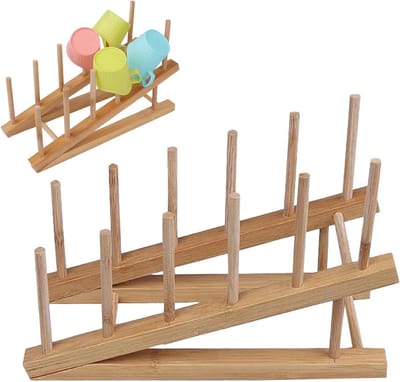 Legpuzzel Organizer - Houten Standaard - Puzzels Opbergen - Flexibele Houder - 30 cm - Houtkleur