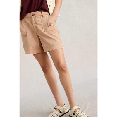 White Stuff Mollie Combat Short Light Tan Taglia: 18 | Pantaloncini Outlet | Donna
