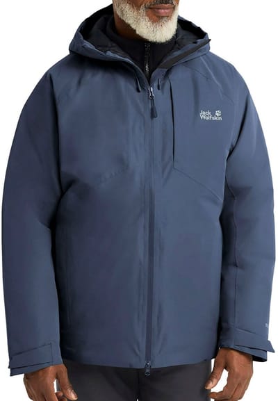 Jack Wolfskin Icecape 2L Down Insulated Jacket M RDS - Winterjas - Heren - Dons - Waterdicht - BLauw - Maat L