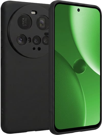 Hoesje Geschikt voor Xiaomi 15 Ultra - Sterk & Shockproof - Hoes Cover - Siliconen Case - Zwart