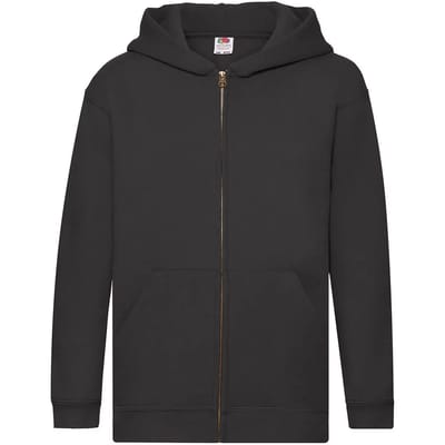 Kindercapuchon met volledige rits Fruit of the Loom Premium