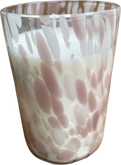 Kaars in Glas - Roze - Ø15 cm