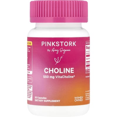 Roze ooievaar, Choline, 550 mg, 30 capsules