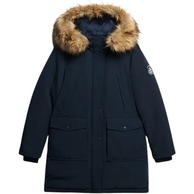 Superdry Everest Faux Fur Parka Winterjas Dames - Maat 3XL